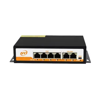 1Pcs New POE RJ45 Ethernet Switch SFP with Uplink Unmanaged Plug Play for IP Camera NVR Accessories 802.3af/at