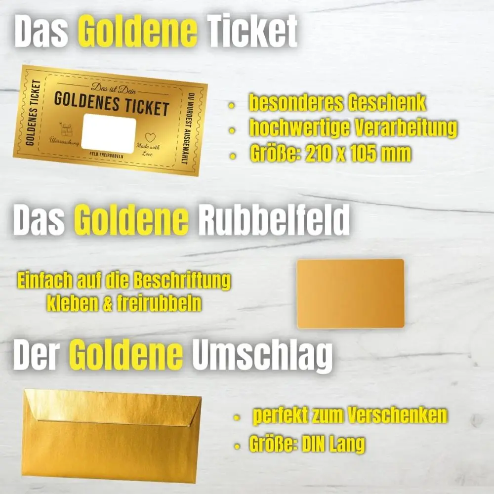 Ticket Scratch Card with Envelope Scratch Off Ticket Surprise Gift Reveal Wedding Card Concert Cinema Voucher Raffle Gift