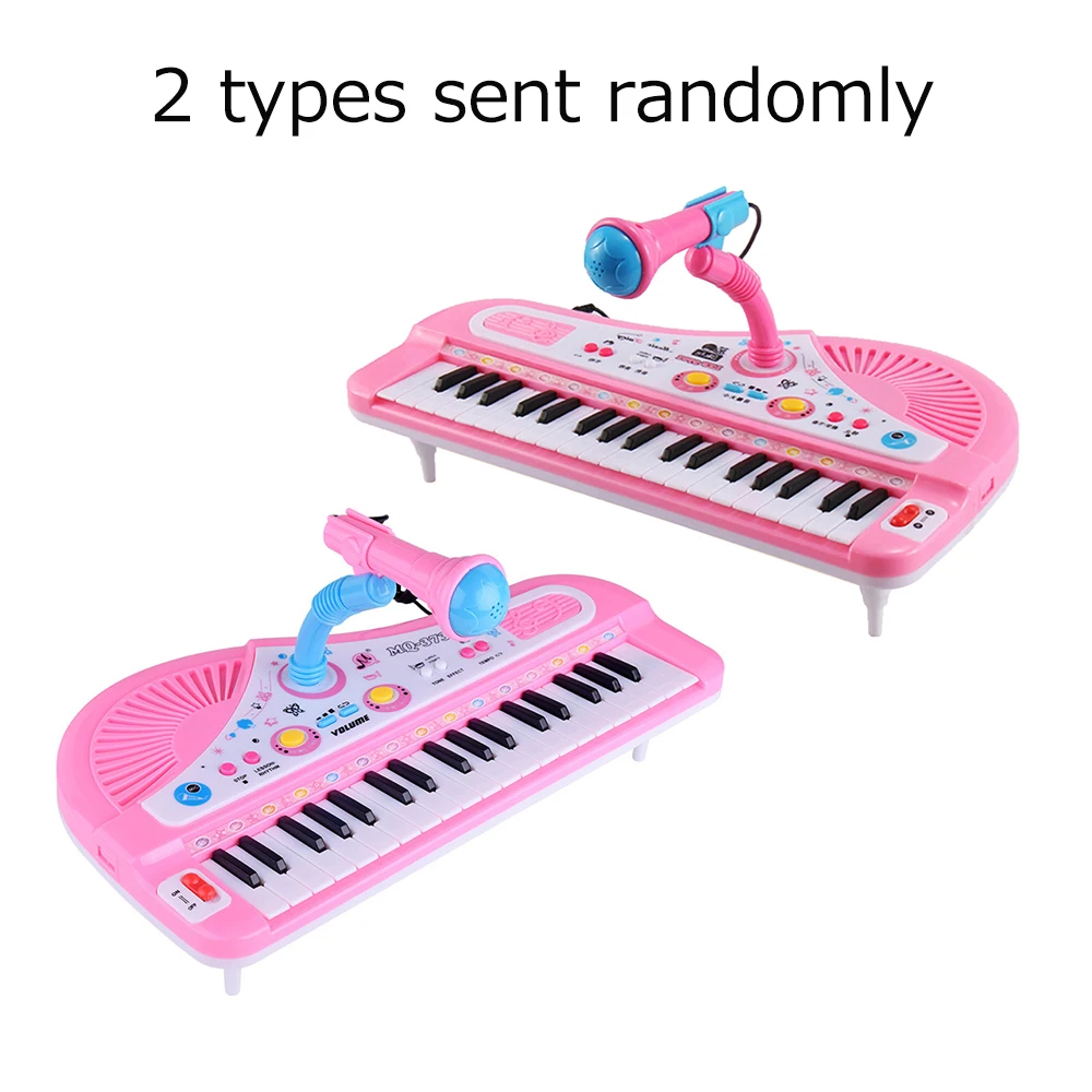 Piano électronique Pour Enfants, 37 Prédire, Clavier Musical, Jouets Avec Microphone, Garçons Et Filles De Plus De 3 Ans