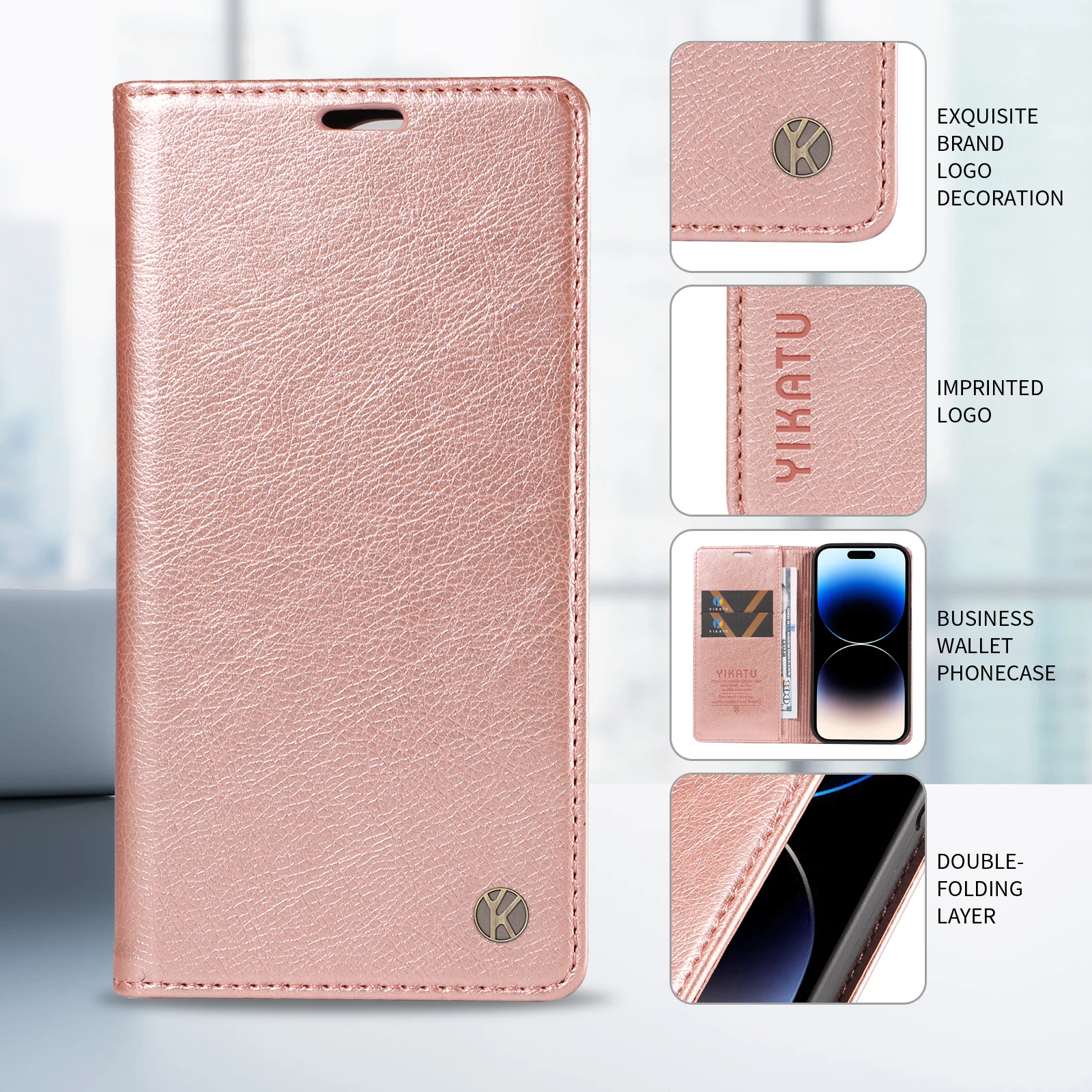 Stylish Wallet Phone Case with Multi-Device Compatibility