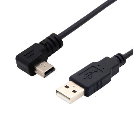 USB Charging Cable USB Extension Cable USB Cable Adapter Conversion Cable Adapter 2.0 Male to Mini USB UP Down Left Right Angled 90 Degree 0.25m 0.5m 1.8m 3m 5m for Camera MP4 Tablet