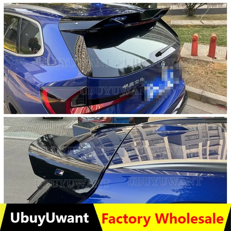 

For BMW new U10 U11 X1 IX1 2023+ Roof Spoiler ABS Plastic Unpainted Color Rear Spoiler Wing Trunk Lip Boot Cover Car Styling