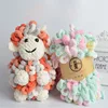 1PCS=100g Puffy Finger Loop Chunky Chenille Yarn Crochet Hand Knitting Soft Circle Rope MicroPolyester Blanket No Needle Hooks 3