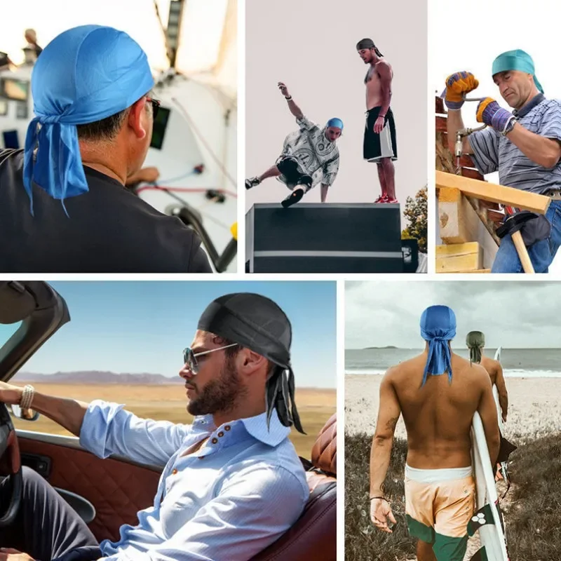Men Quick-dry Ciclismo Pirate Cap MTB Riding Headscarf Women Outdoor Sport Cycle Bandanas Running Headband Anti Sweat Hat Scarf bandana scarf,bandana neck warmer,bandana hair bands