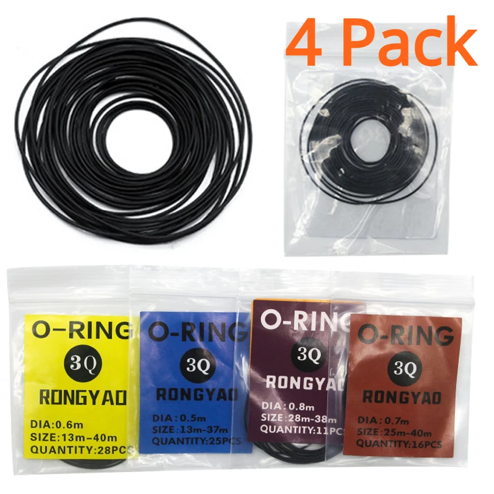 Waterproof Rubber Watch Back Cover O-Ring Gasket - Precision Repair Accessory