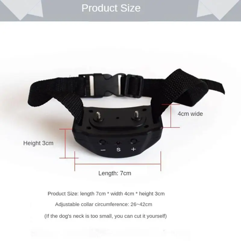 Anti-barking Training Collar Dog Bark Collar Automatic Anti Bark Dog Trainer Electric Shock Barking Stop Pet Supplies dog training collar dog bark deterrent dog repeller