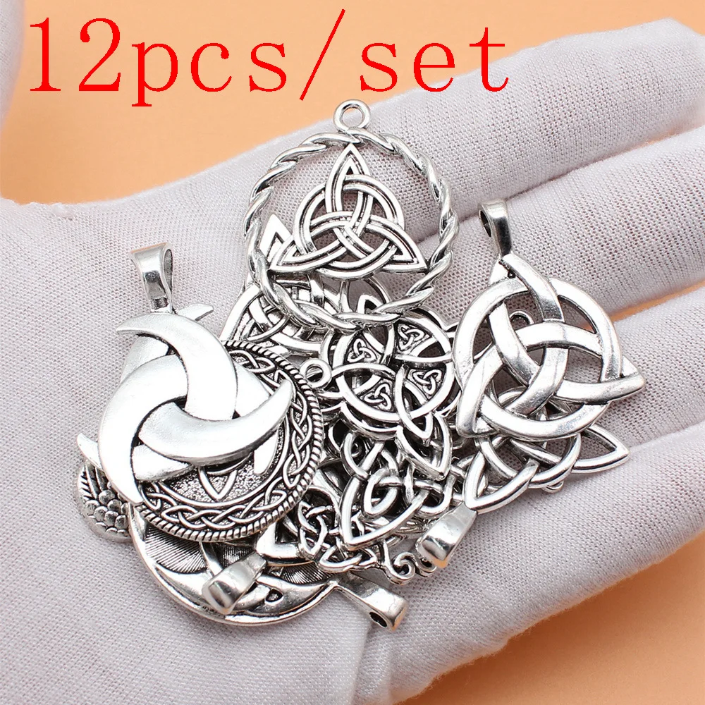 TriquetraKnotCharmsForJewelryMakingKeychainPendantWholesale