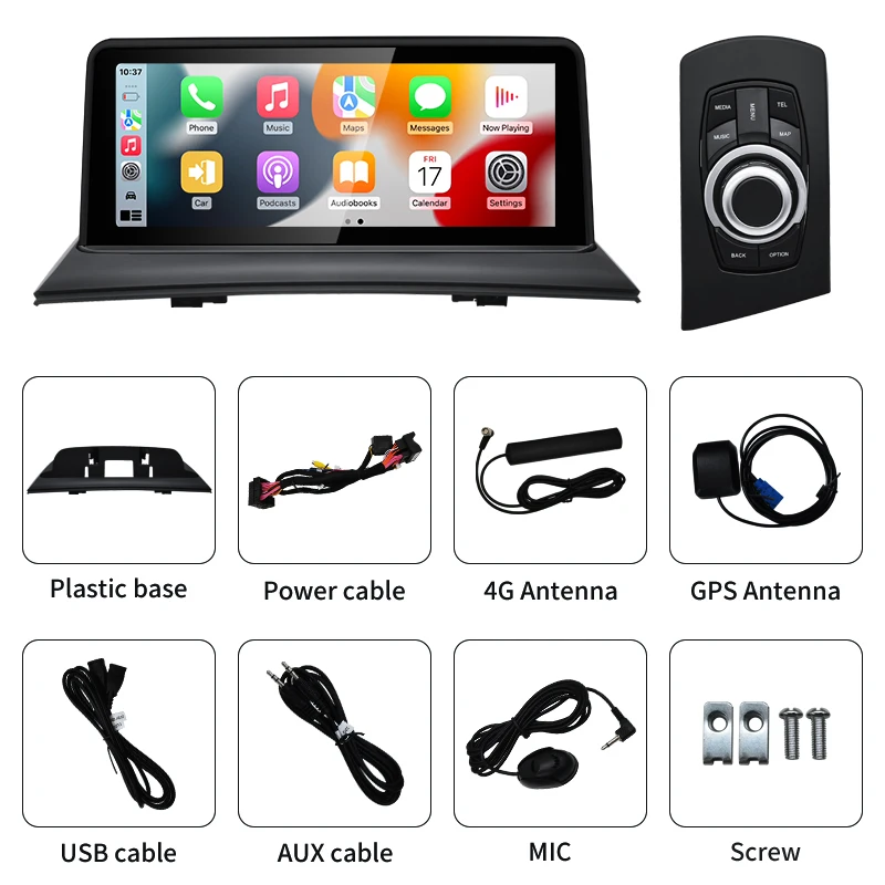 Autoradio Android 9" Per BMW X3 E83 (2004-2012) - Con Carplay/Android Auto Wireless, 2+64GB, GPS, Telecamera Posteriore AHD, WiFi