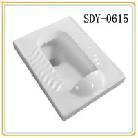 China product bathroom squatting pan with fender ceramic pan 1