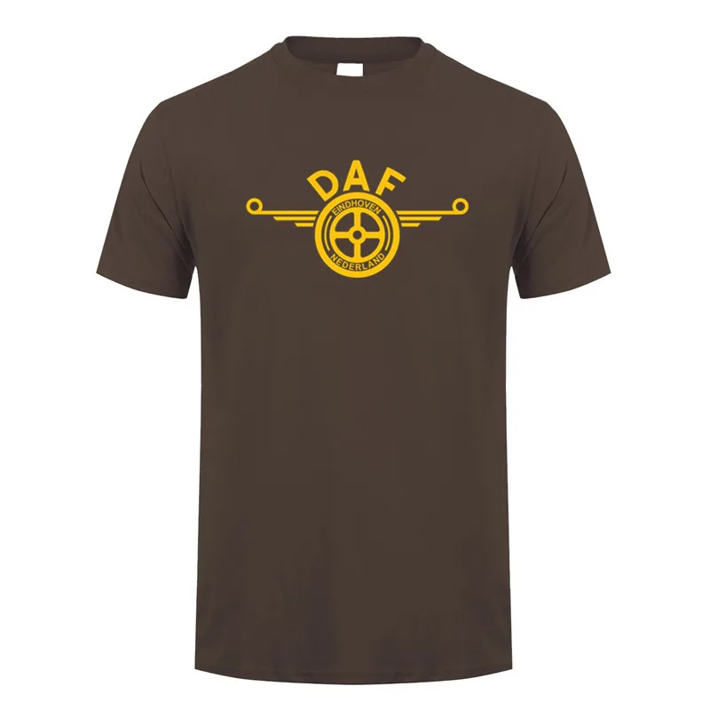 DAF 트럭 T 셔츠 남성 여름 짧은 소매 코튼 DAF Mans Tshirts XS-5XL LH-139