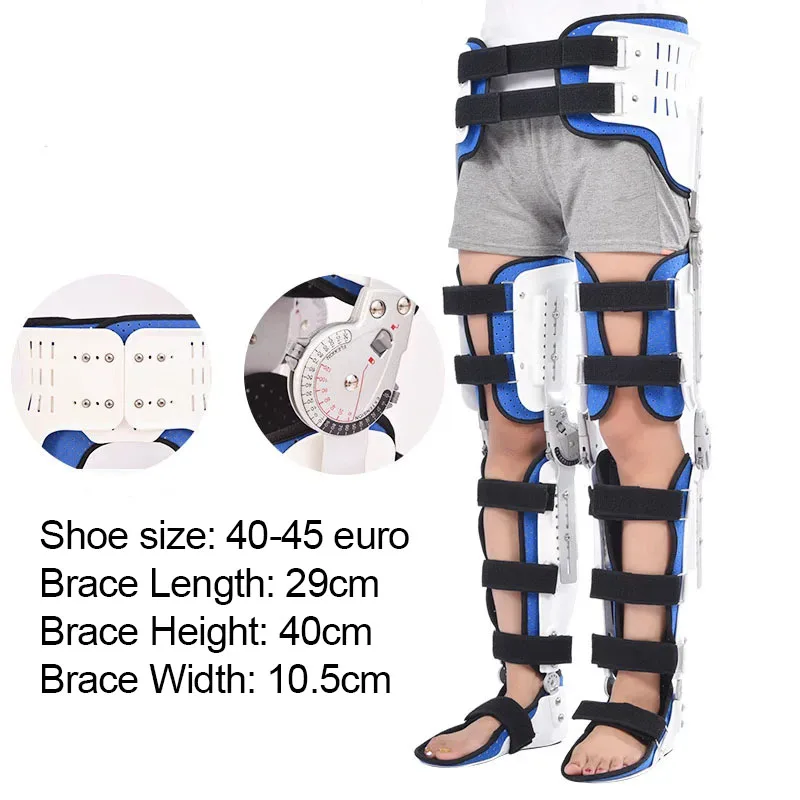 膝足首足装具装具　ヒップウォーキングブレース膝手術 右足用 膝足首足装具装具 ヒップウォーキングブレース膝手術 右足用