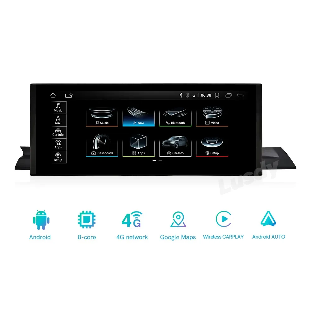 Android 13 6G+128G Car Radio Multimedia Player GPS Navigation for Audi A4 B9 A5 S5 2017-2021 Auto Stereo CarPlay Screen Headunit