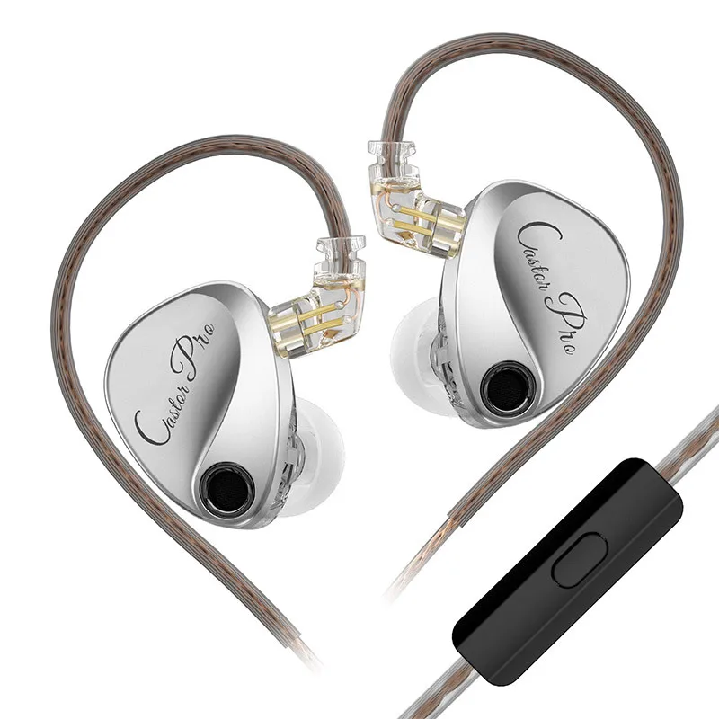 ตัวเลือกสินค้า หูฟังเกมมิ่ง KZ Castor Pro 2DD ไดรเวอร์ 10 มม. เสียงเบสจัดเต็ม