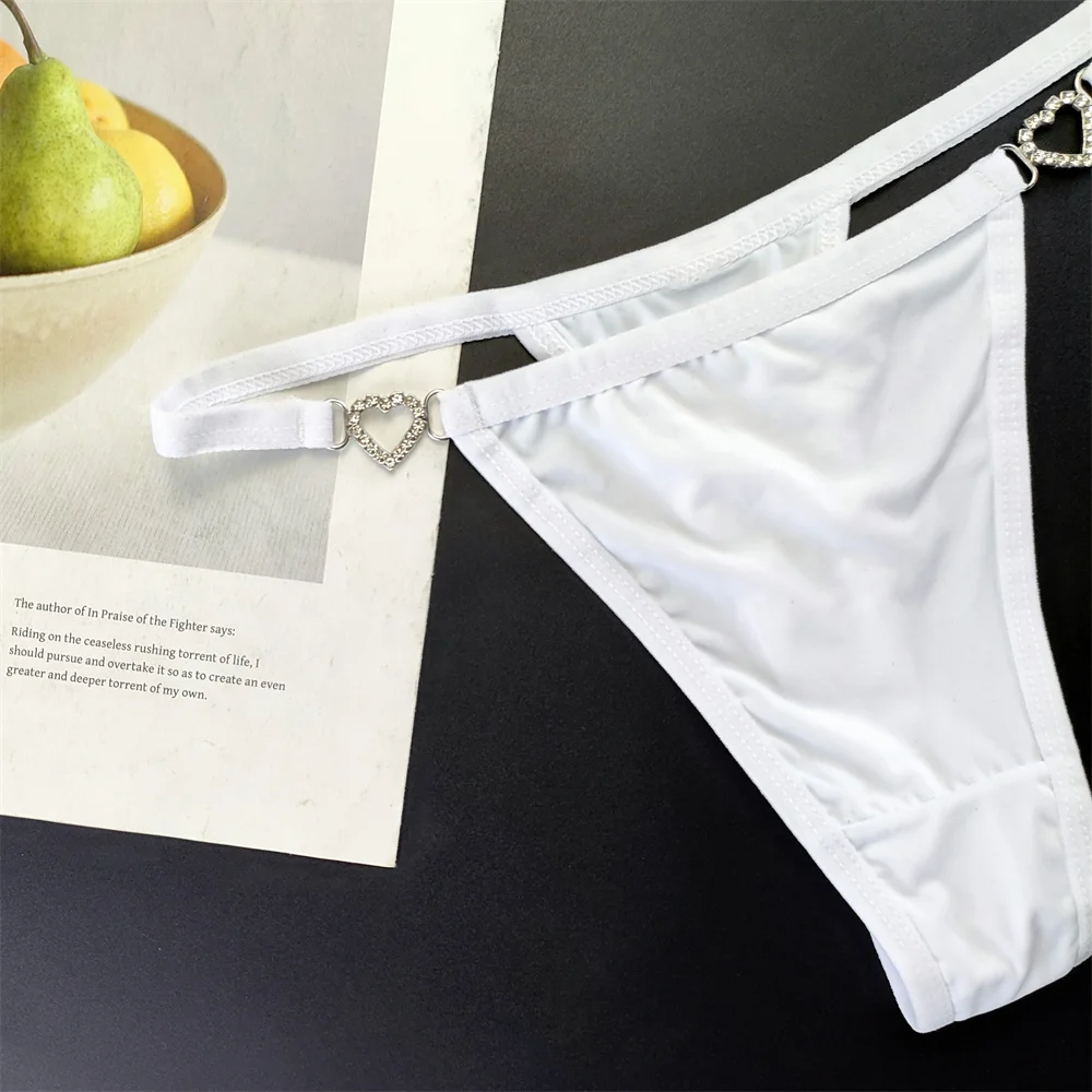 rhinestone strap thong full view