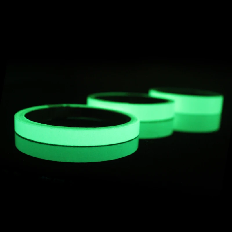 1m Glow In The Dark Warning Tape Luminous Fluorescent Night Self-adhesive Sticker Tape Safety Warning Decoration Home Kitchen images - 6