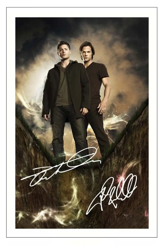 

SUPERNATURAL Signed Art Film Print Silk Poster Home Wall Decor