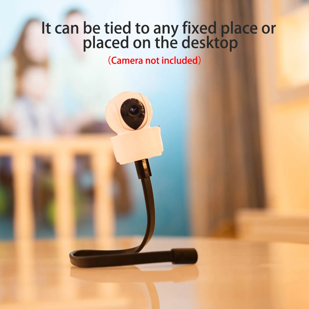 Thread Gooseneck Holder Camera Stand Multifunctional Bracket Adjustable for Baby Monitor camera holder,camera holder stand,security camera stand,security camera bracket,baby monitor holder,security camera mount,camera mounting base,camera mount panel,webcam stand
