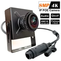 H.disparates-Système de caméra de vidéosurveillance POE Fisheye, 1.8mm, HD, 4K, 8MP, Mini Type, IP, 5MP, 4MP, 3MP, Sécurité intérieure, ONVIF, P2P, IP, CCTV 1