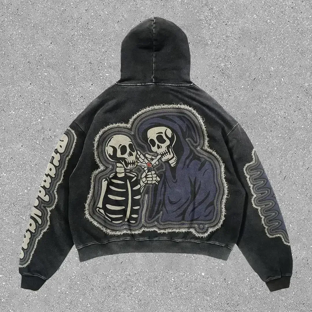 トップス archive grunge skull born parka black トップス archive grunge skull born parka black s-l1200.jpg