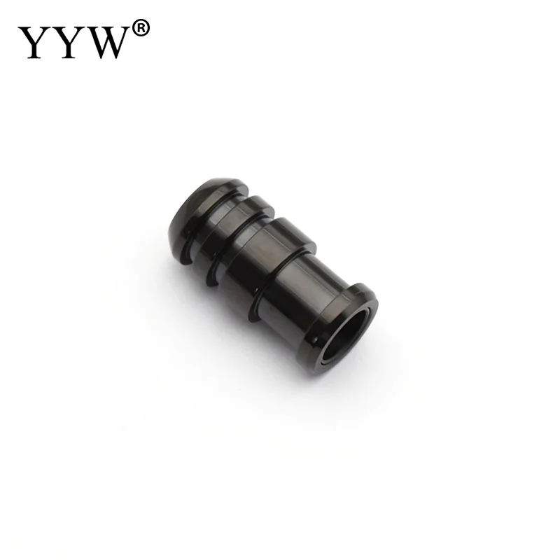 10pcs Stainless Steel Magnetic Clasps 6mm Hole Size for Leather Cord Magnet Lace Buckle Bracelet Jewelry DIY Making Accessories
