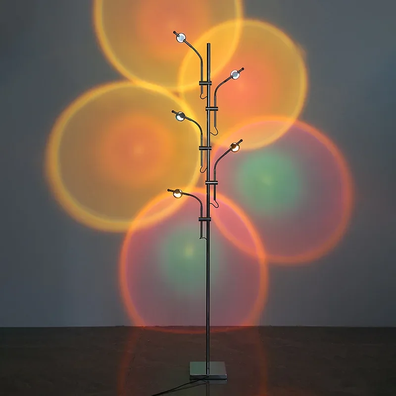 

Nordic Sunset Atmosphere Floor Lamp Luxury Lighting Creative Projection Lamp Bedroom Living Room Art sunset floor lamp
