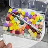 100pcs Gradient Sponge Brush for Nail Art, Gel Polish Brush, Glitter Powder, Manicure Accessory, 2