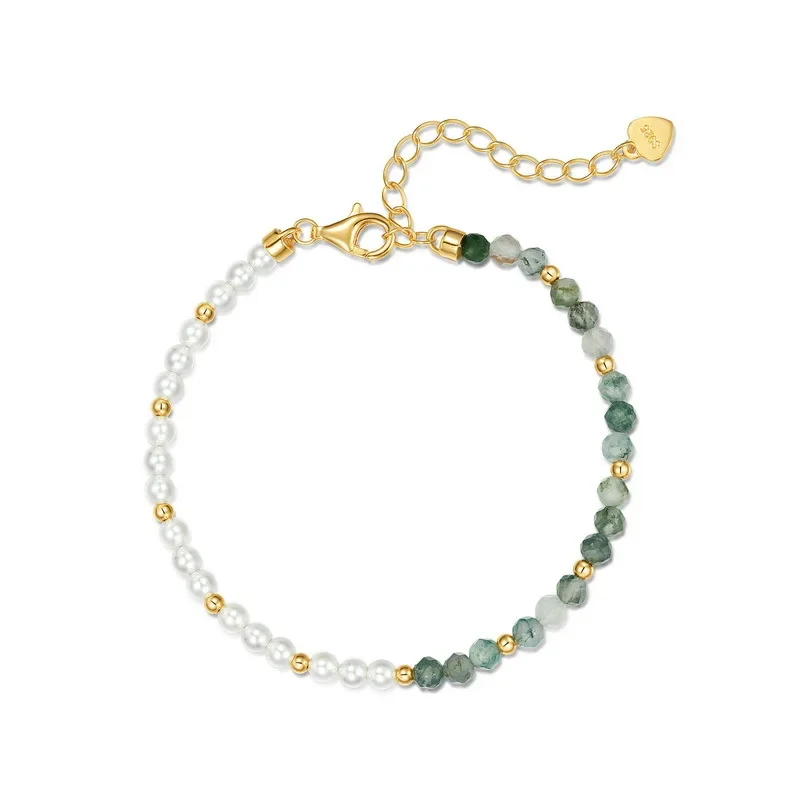 

CHN5 Natural Stone Beads Bracelet For Women Men Amethysts Crystal Jades Jewelry Agates Elastic Bangle Bracelets