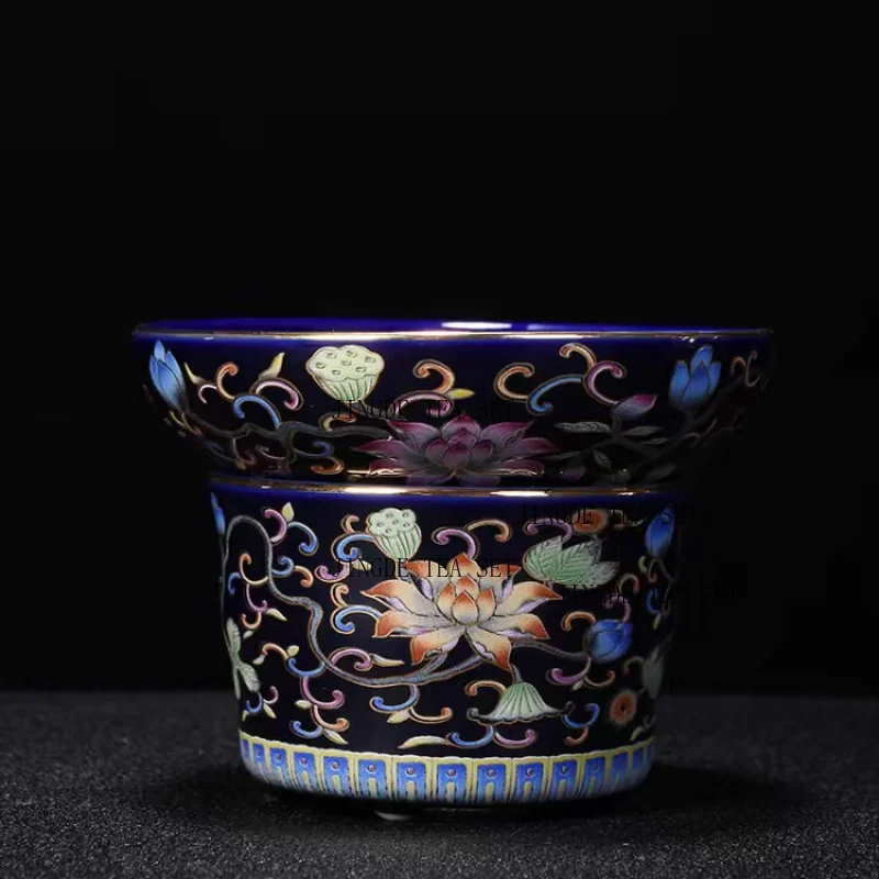 Enamel Ceramic Tea Filter Creative Tea Filter Net Tea Maker Kung Fu Set Accessories