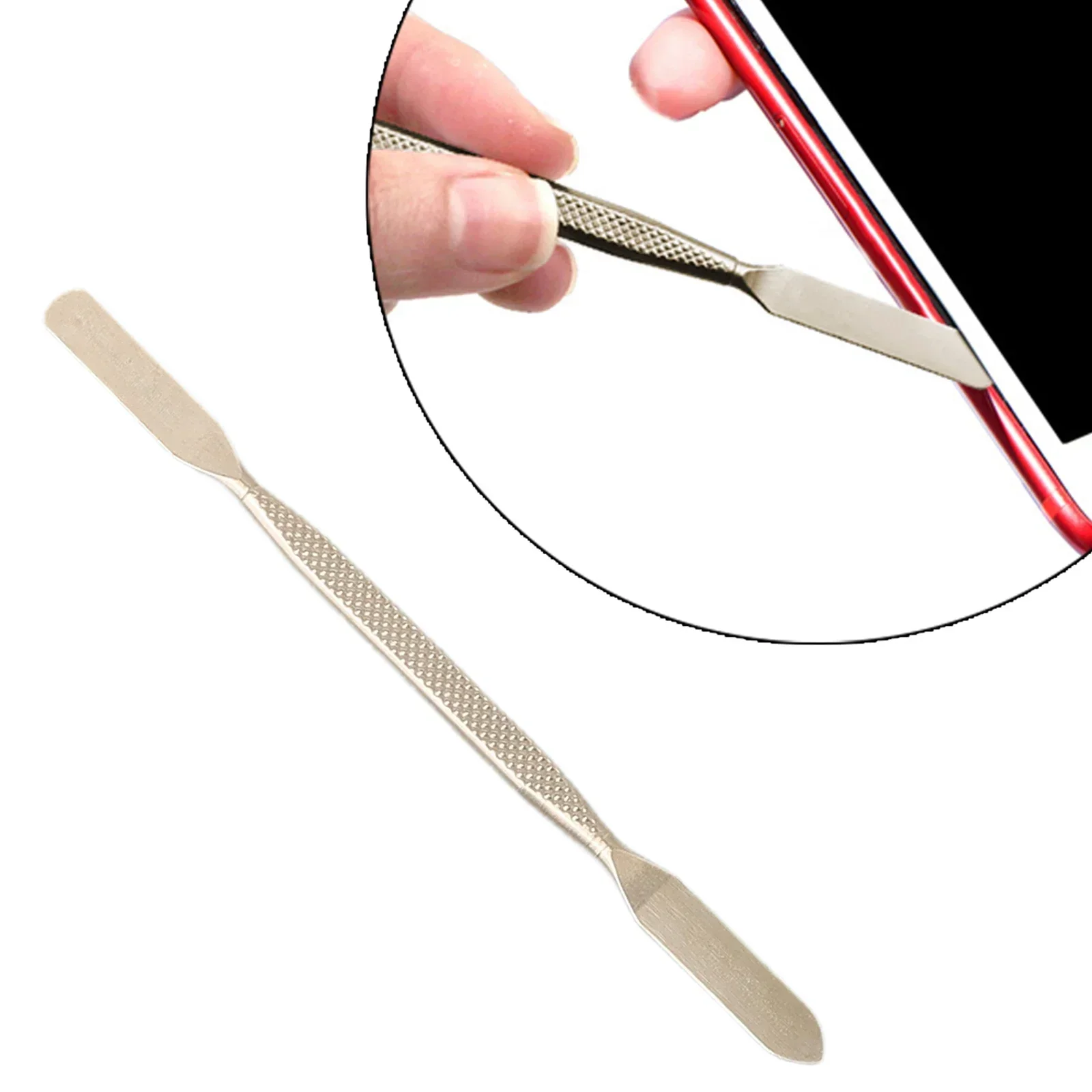 Phone Spudger Metal Tablet Pry Opening Repair Tools Phones Disassemble Blades Metal Crowbar Disassemble Kit Spatula Hand Tool Mobile Phone Repair Tools Kit Manual Disassembly Tool Screen Opening Tool Plastic Pry Tool