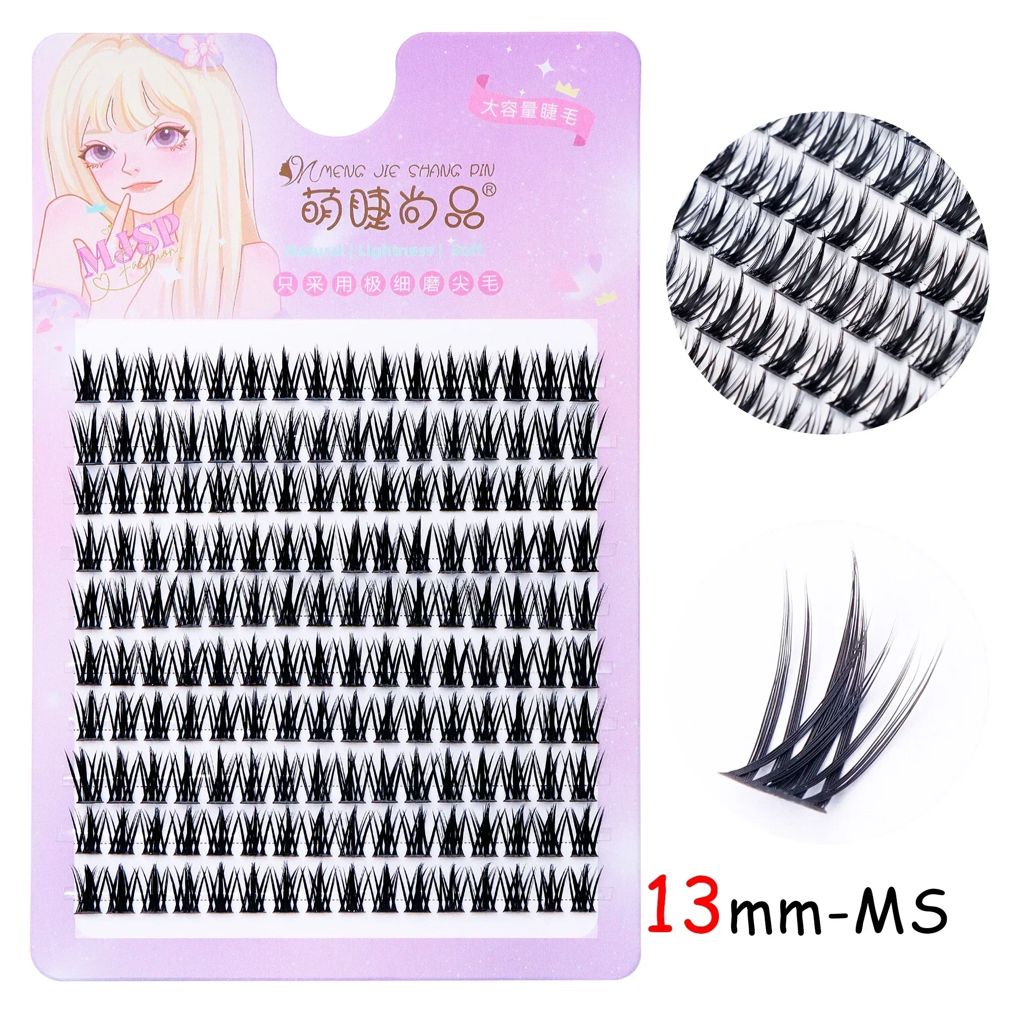 DIY Natural Fake Eyelash Clusters