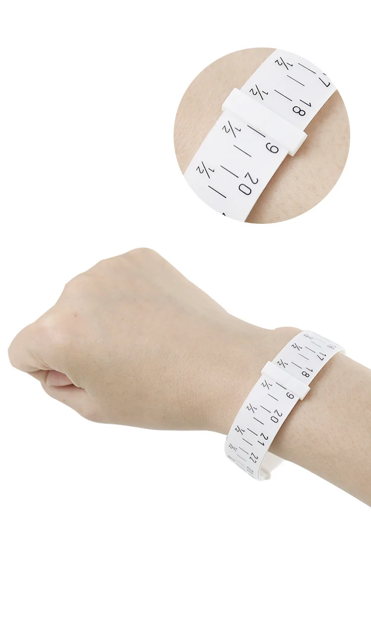 Wrist Measuring Circle Watch Bracelet Chain Measuring Ring Hand size Measuring Tape Wrist Gauge Sizer Jewelry Tool Strap