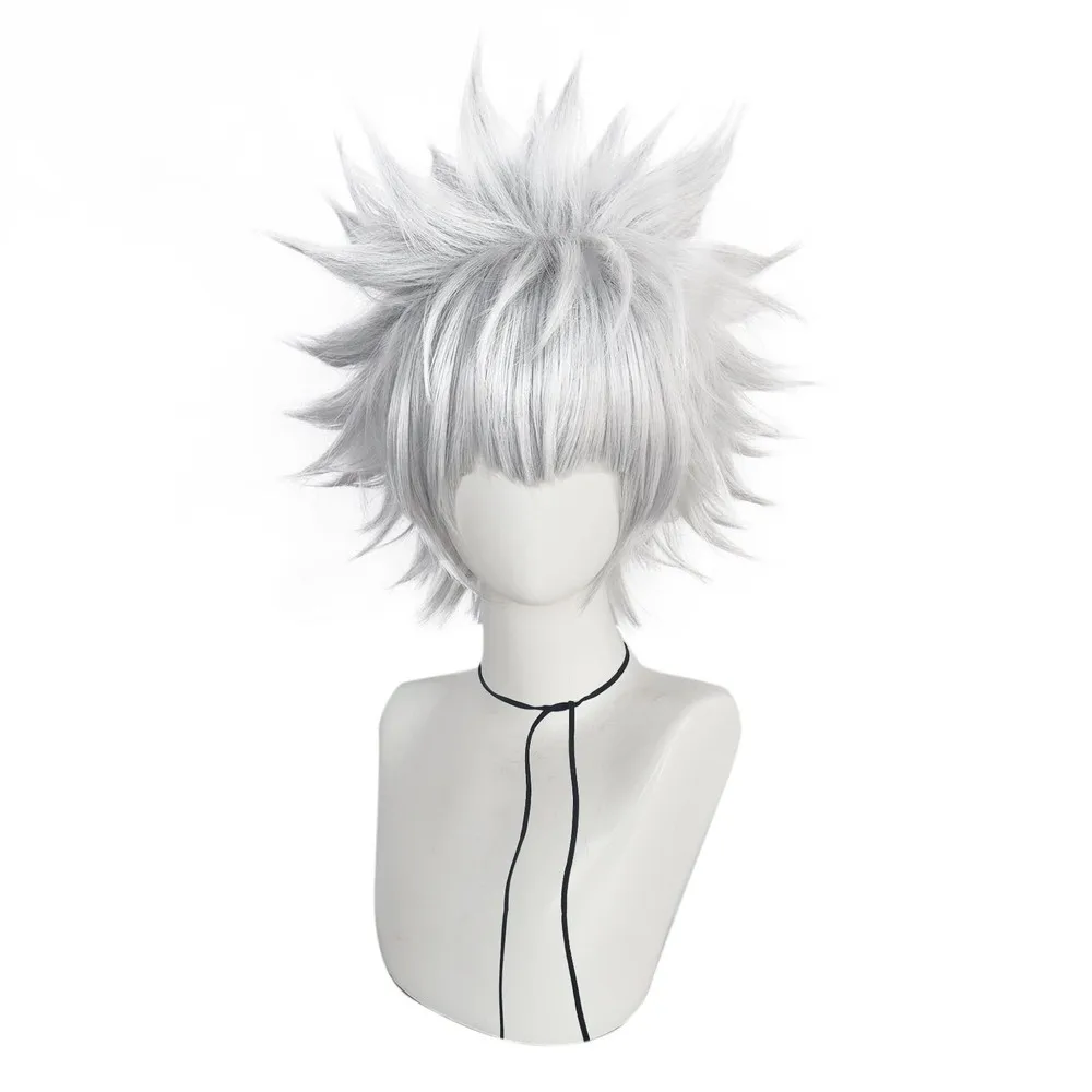 HUNTERHUNTER Killua Zoldyck Cosplay Wig Short party hair Synthetic Costume Wigs