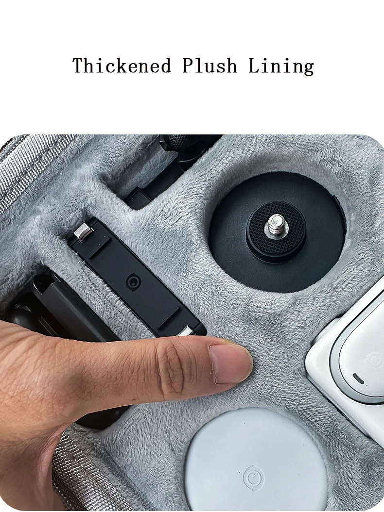 Trage tasche für insta go 3 s/go 3 Aufbewahrung tasche tragbare Handtasche Box Koffer für insta360 go 3 s schützen Reise zubehör – Detail 5