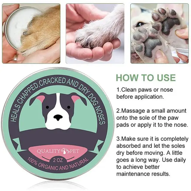 moisturize and protect your pets paws with Paw Cream For Dogs