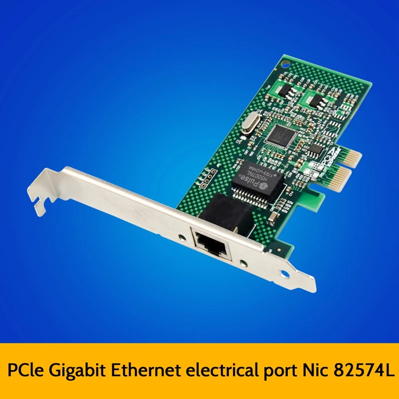 

Розничная продажа PCIE X1 82574L Gigabit Ethernet адаптер для сервера сетевая карта RJ45 сетевой адаптер 1000M один порт Ethernet NIC