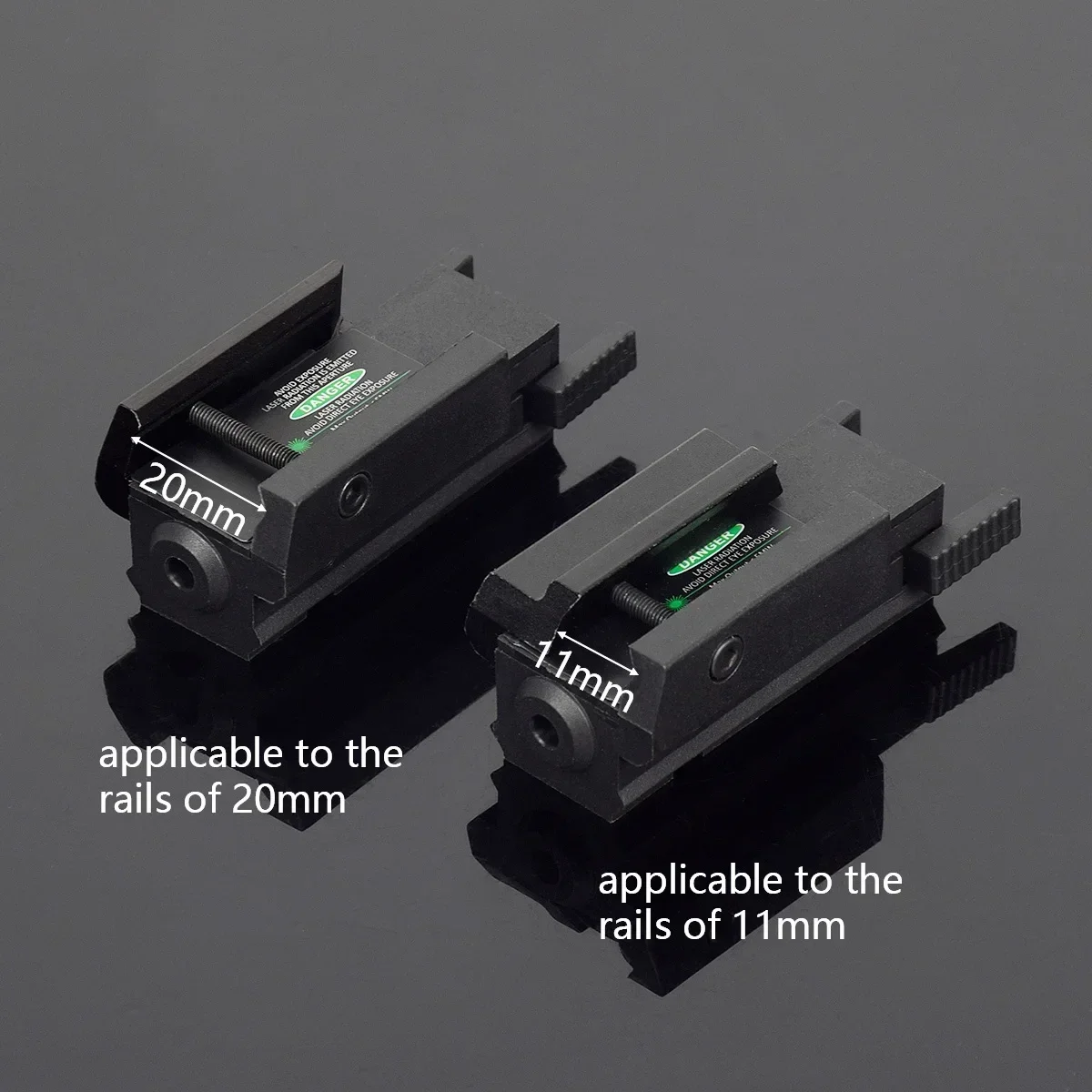 Laser Sight USB Charging Green Red 11mm 20mm for G17 G19 Outdoor