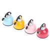 Doll House Decoration 1/12 Mini Alloy Kettle Simulation Teapot Model Toys Dollhouse Miniature Accessories 2