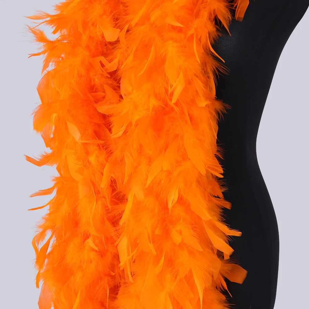  12 boas de plumas coloridas de Halloween, boas de