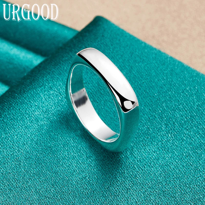 925 Sterling Silver Ring for Women Man Party Engagement Wedding