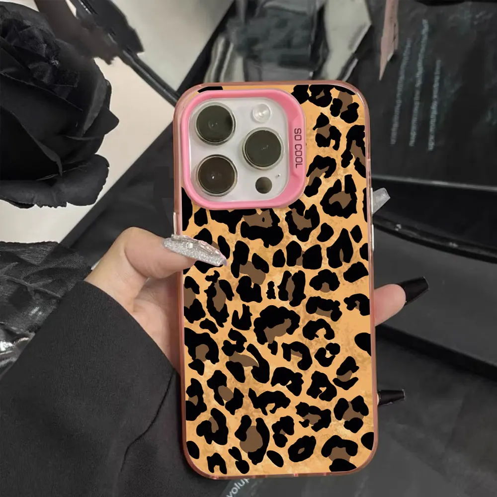 Luxury Leopard Print Shockproof Phone Case