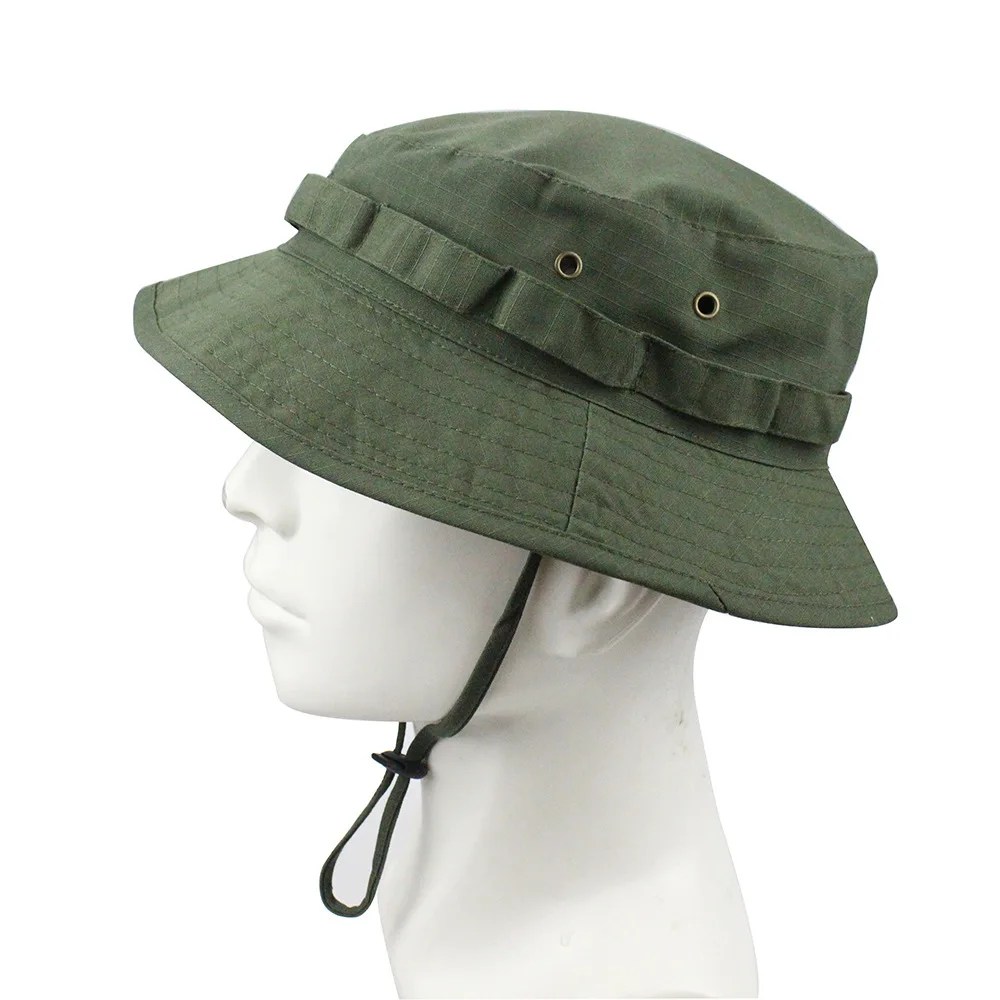 Men's Camouflage Bucket Hat Tactical Sunscreen Outdoor