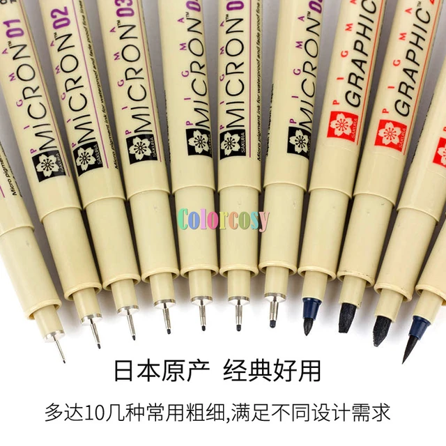 Sakura Pigma Micron Pen Marker Felt Tip Pen, Archival Pigment Ink Pens, for  Artist, Technical Drawing Pens - 4pcs/pack - AliExpress