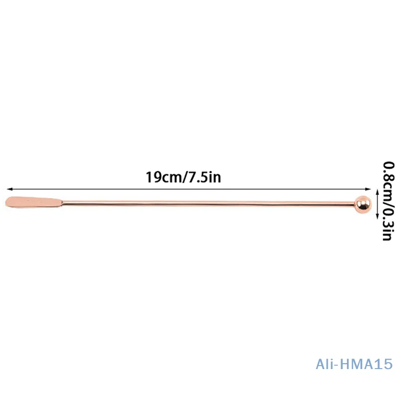 1pc Stainless Steel Cocktail Drink Stirring Sticks Reusable Bartender Wine Stirrer Puddler Muddler Mixer Party Bar Accessories