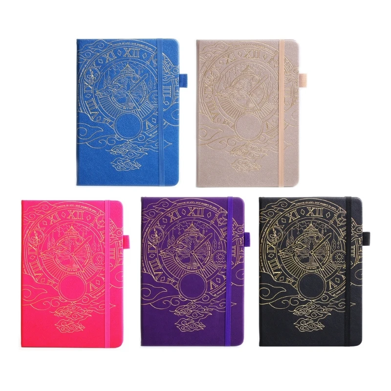 

Еженедельный ежемесячный ежемесячный блокнот-планировщик с резинками