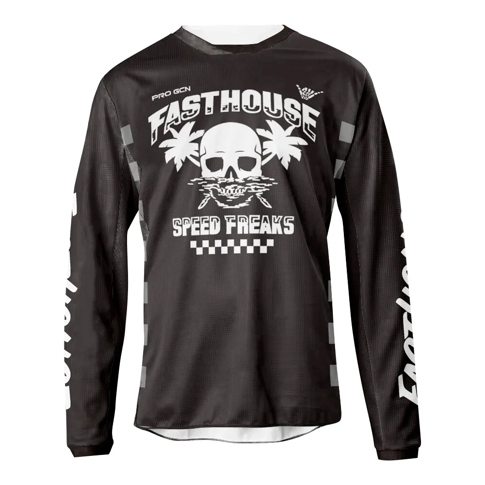 2023 Camiseta de ciclismo de secado rápido para hombre, camiseta de motocross, ropa de descenso para bicicleta de montaña, DH, MX, ropa para motocicleta, ropa para ciclismo