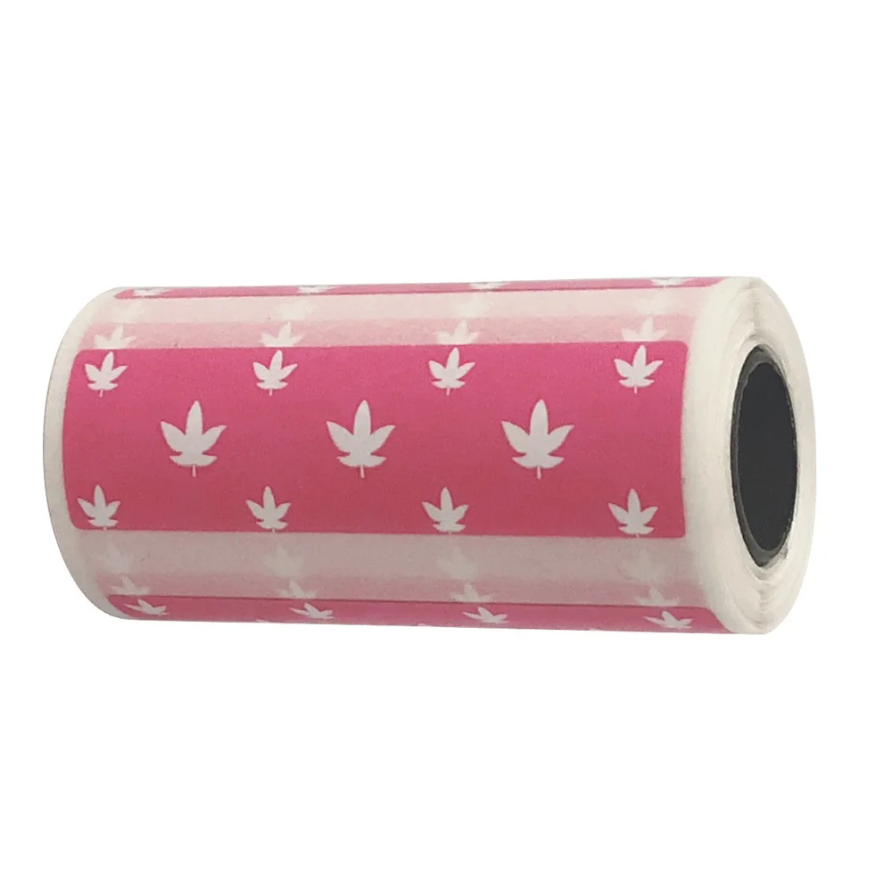 3 롤 직접 열 라벨 롤 57*30mm 강력한 접착 스티커 PeriPage A6 포켓 BT 열전 사 프린터 용 투명 인쇄