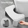 1 PCS Toilet Seat Stool Portable Squat Stool Home Adult Bathroom Accessories Toilet Squat Stool Removable Non-slip 3