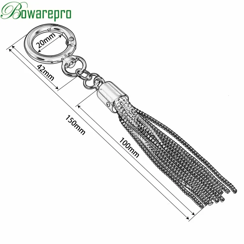 bowarepro Metal Cap Tassel Jewelry Curtain Garments Decorative Accessories DIY Key Cell Phone Bag Fringe Trim Tassels Pendant *1 tassel fringe,tassel decoration,tassel accessories,tassel trim,mini tassels