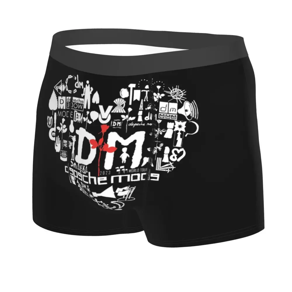 Custom Electronic Rock Depeche Cool Mode Boxers Shorts Men Briefs Underwear Cool Underpants