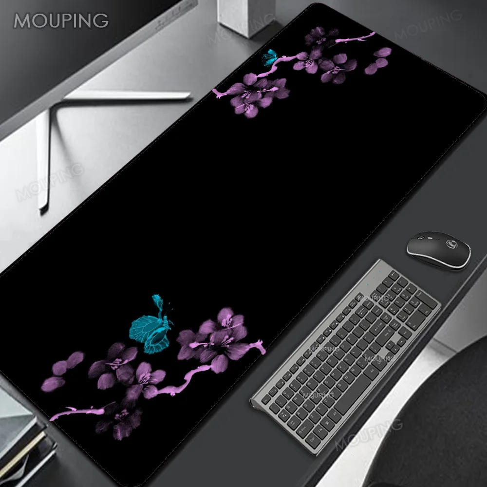 

Desk Mat Cherry Blossom Mouse Pad Sakura Pink Large MousePad Company Mausepad Japanese Aesthetic Carpet Office 900x400 Gamer Rug